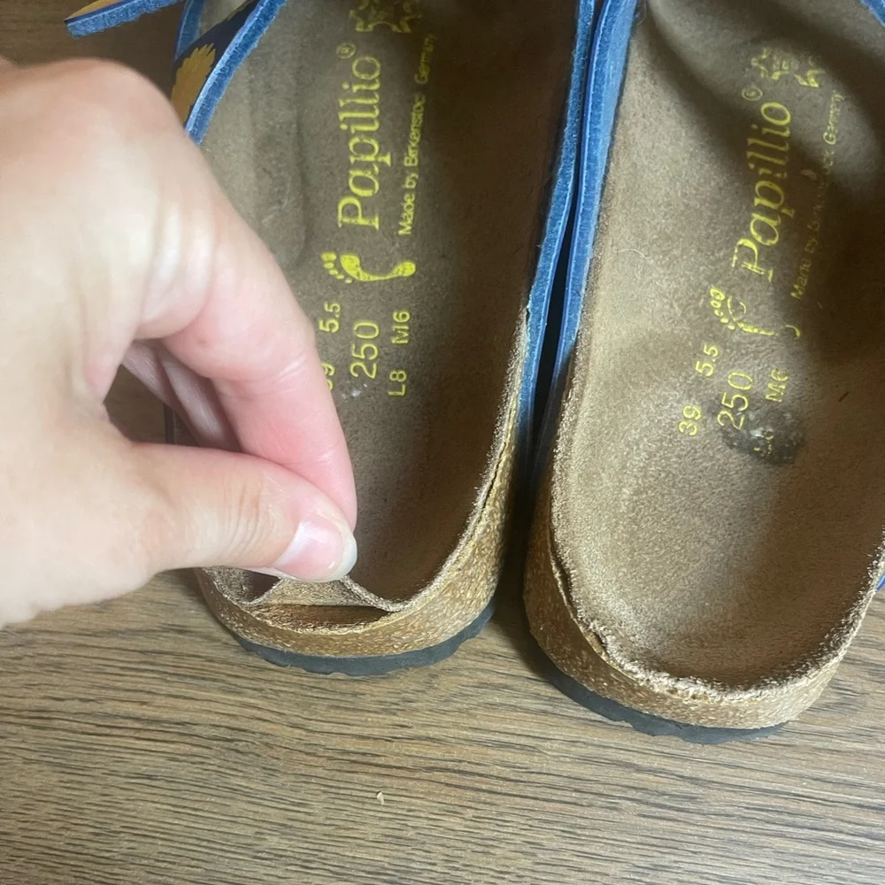 BIRKENSTOCK Papillo Sunflower Sandals 39 - Picture 4 of 7